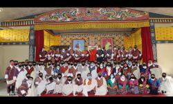 Dasho Dzongda with 3 LG members