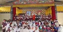 Dasho Dzongda with 3 LG members